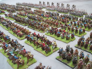 New Mongol recruits added to the rest of the army!