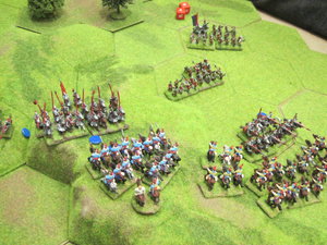 The Yorkist Knights defeat he Korean cavalry