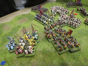 Defeat for the French knights!