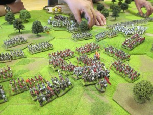 The Teutonic charge first!