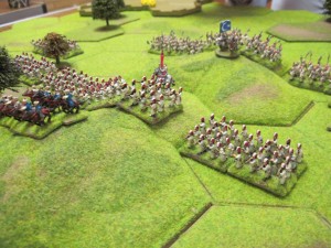 The Ottoman Janissaries start the slow advance against the Korean infantry.
