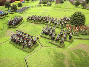 The Korean light cavalry move quickly against the Ottoman left wing.