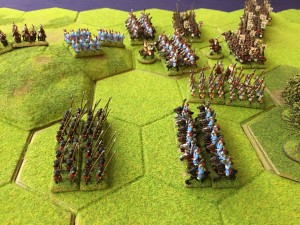 The decisive cavalry action!