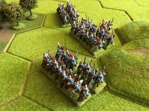 The victorious Korean heavy cavalry come across to clinch the victory!