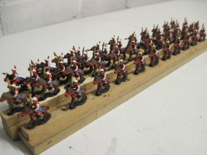 Medium cavalry 'strip painted.'