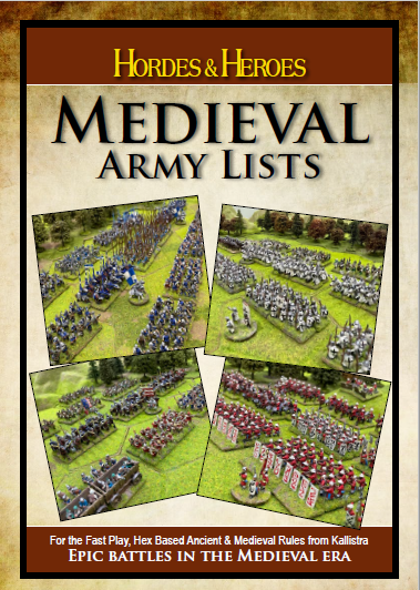 Hordes and Heroes Medieval Army Lists - FREE download